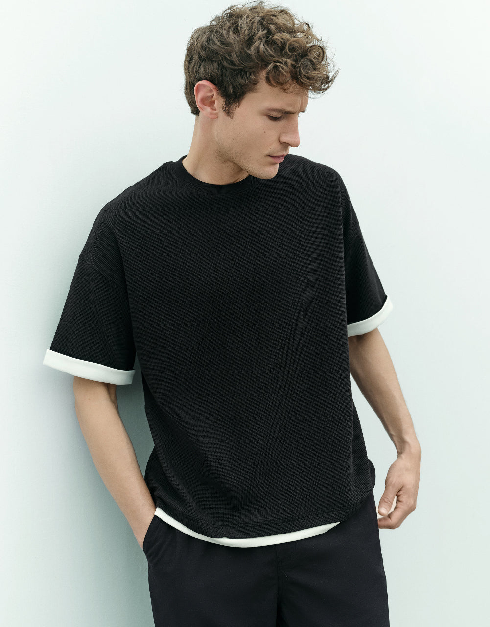 Straight Crew Neck T-Shirt