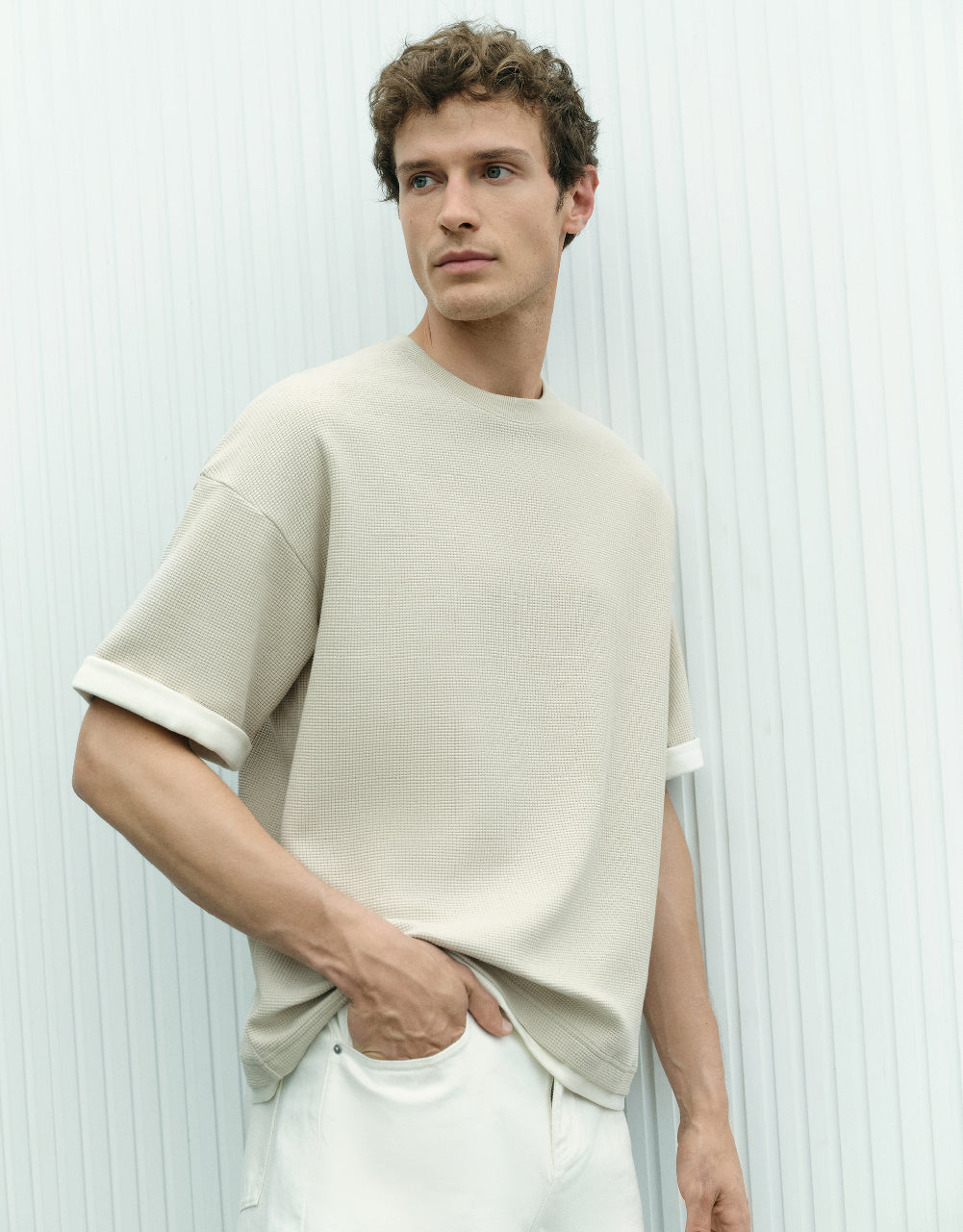 Straight Crew Neck T-Shirt