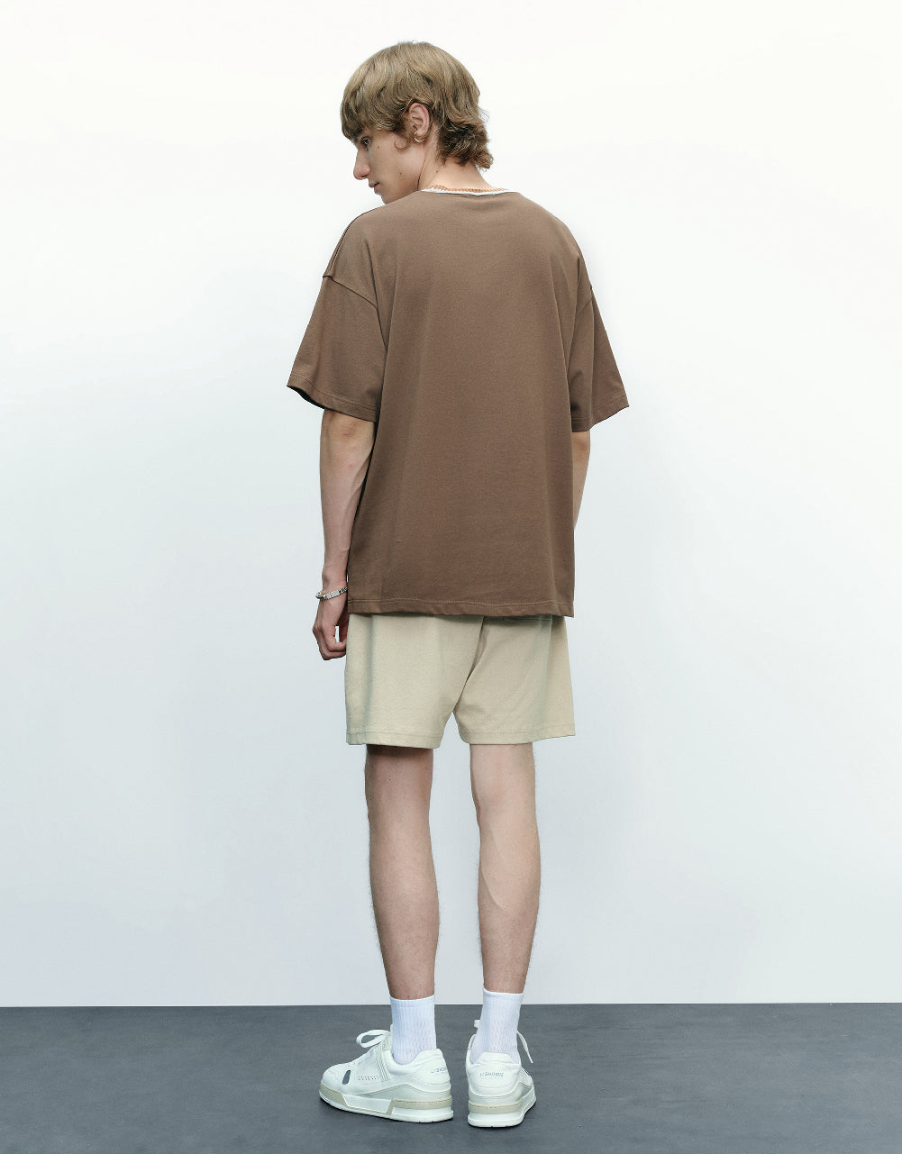 Knitted Crew Neck T-Shirt