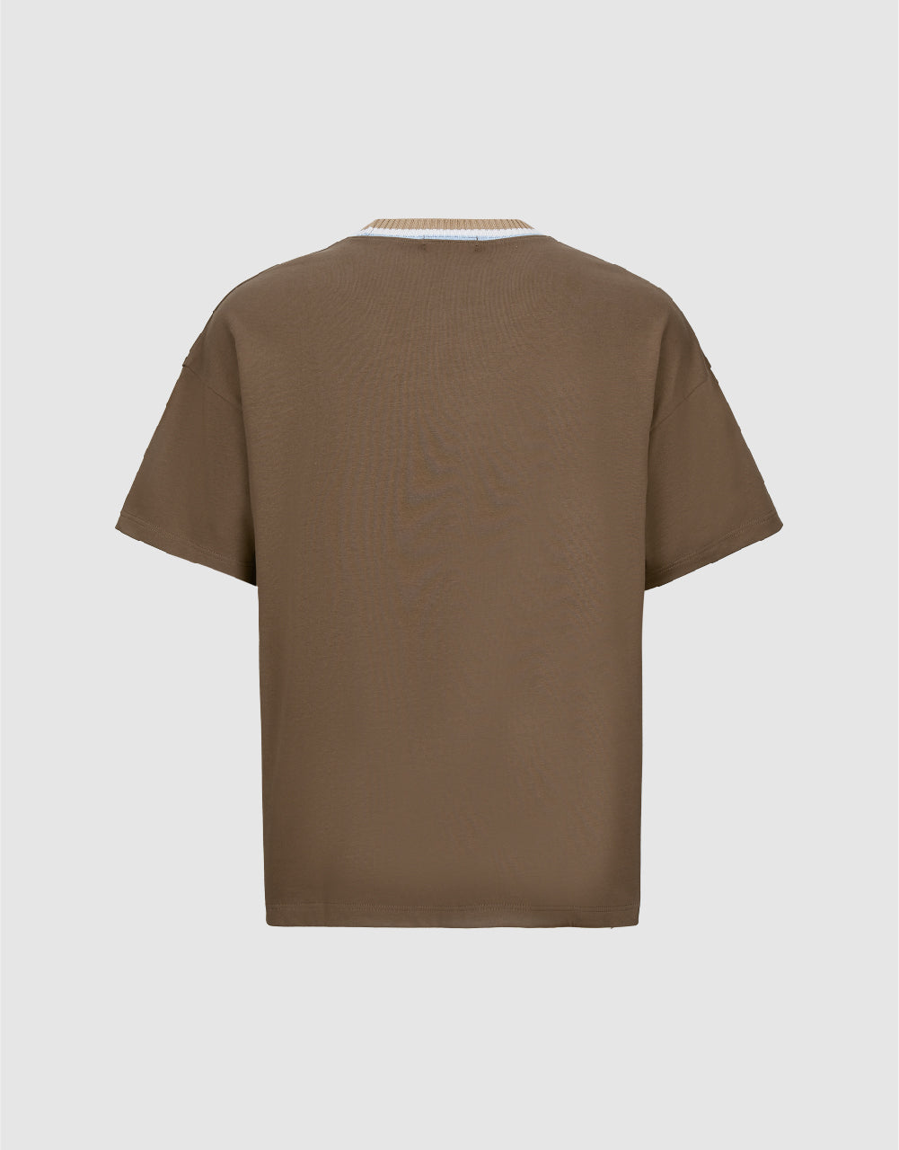 Knitted Crew Neck T-Shirt