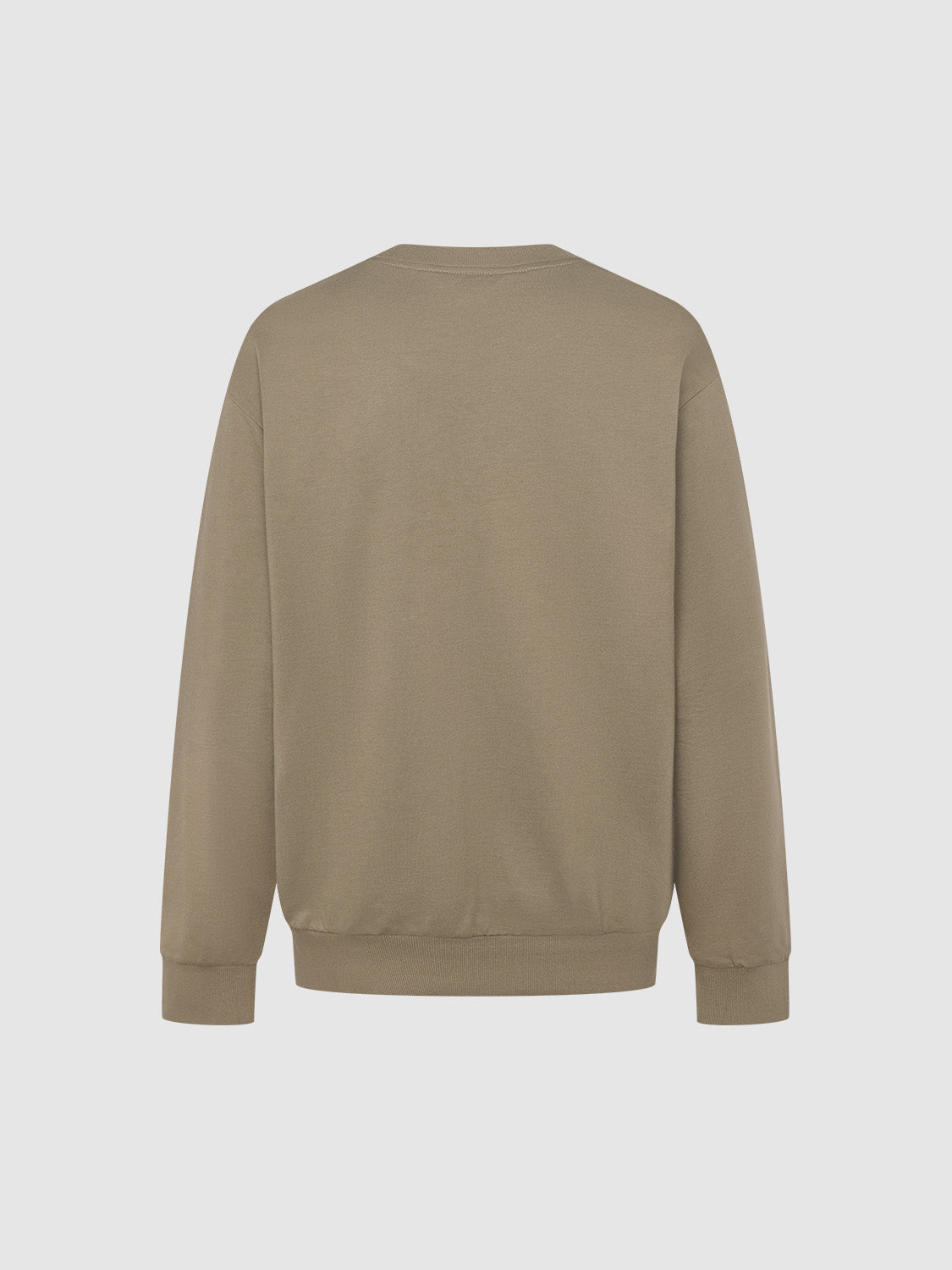 Printed Crew Neck Loose Sweatshirt