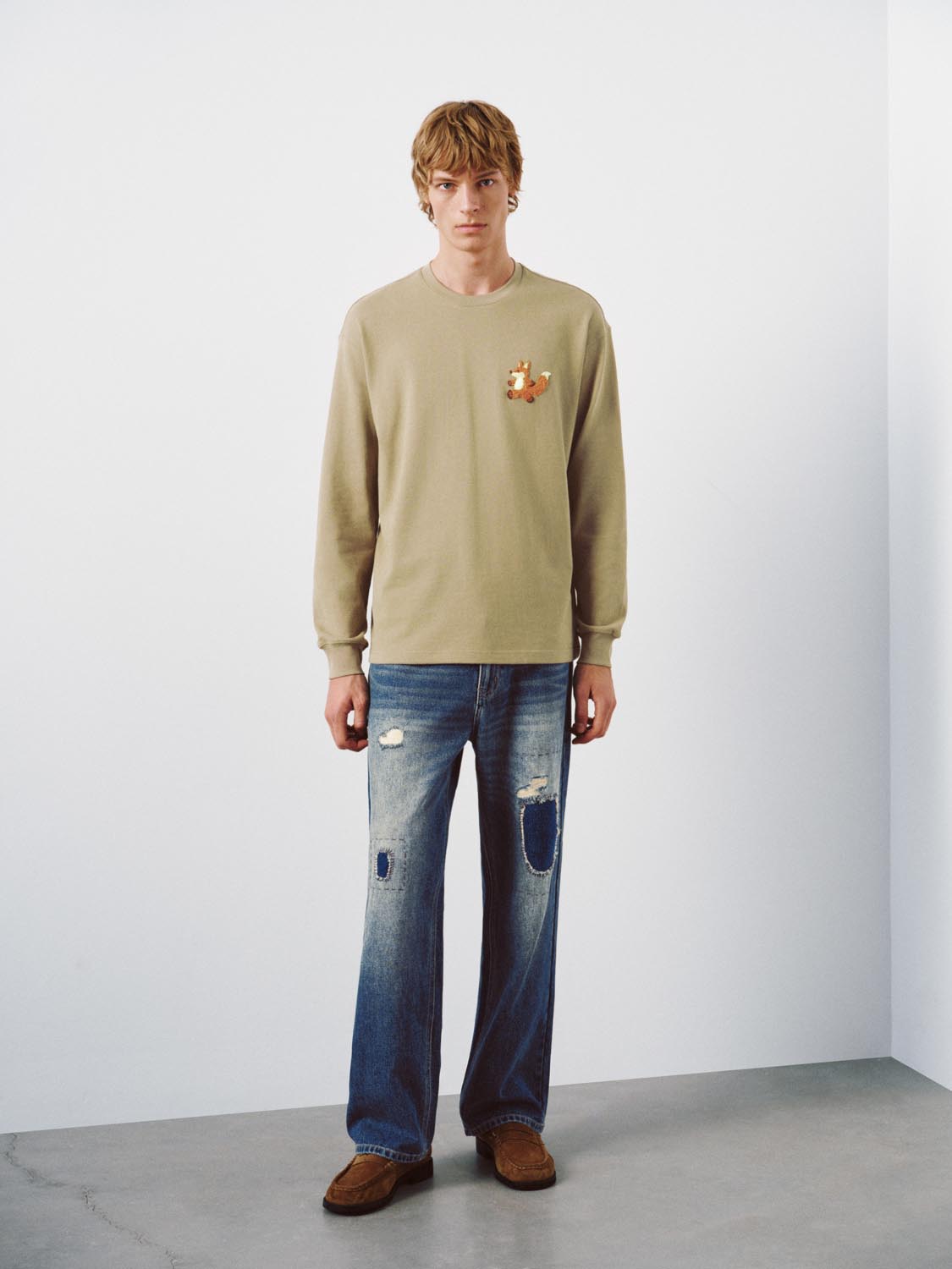 Embroidered Long Sleeve T-Shirts