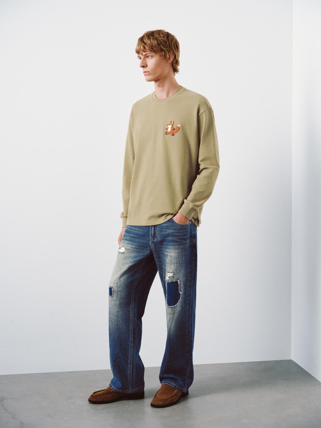 Embroidered Long Sleeve T-Shirts