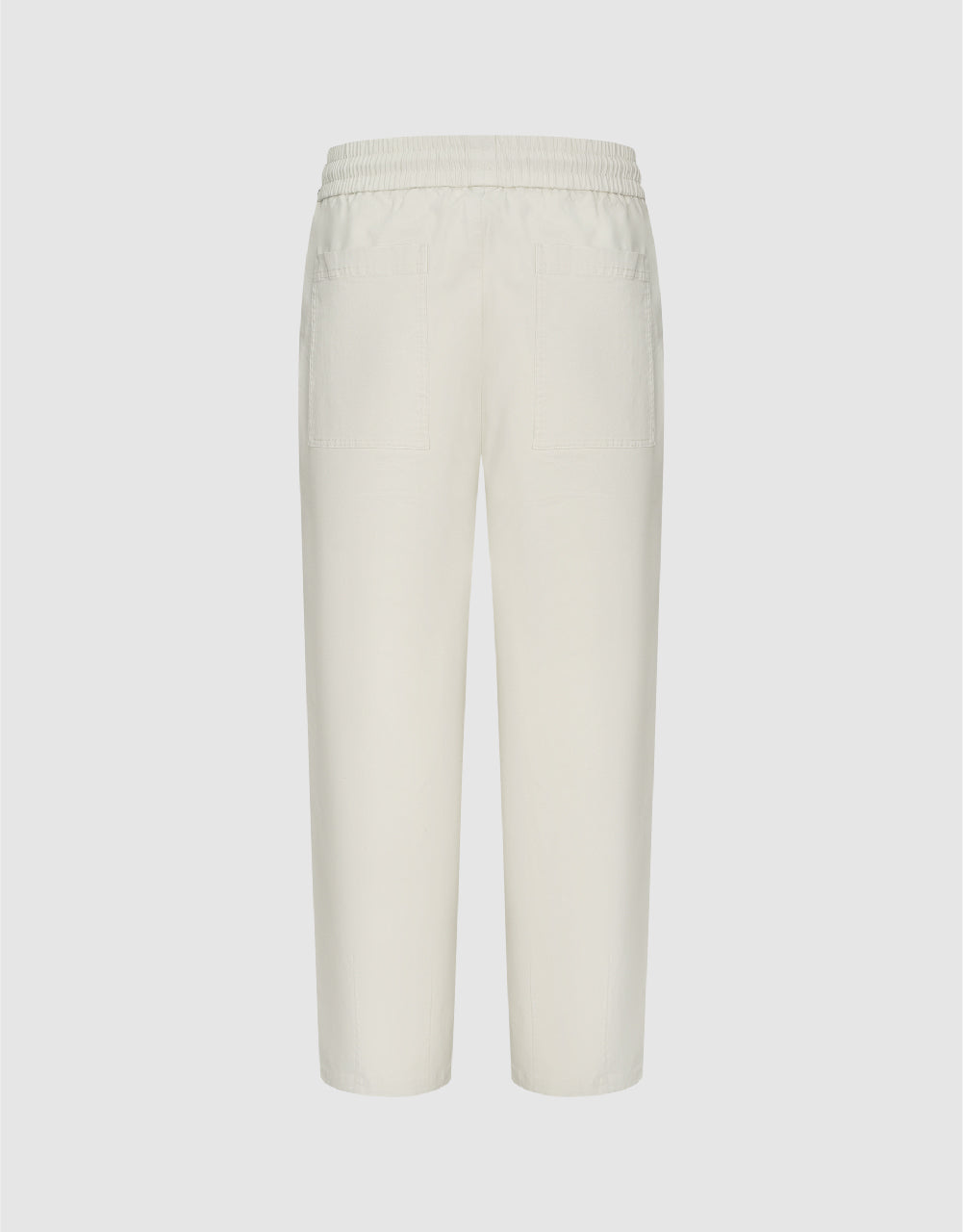 Drawstring Waist Straight Pants