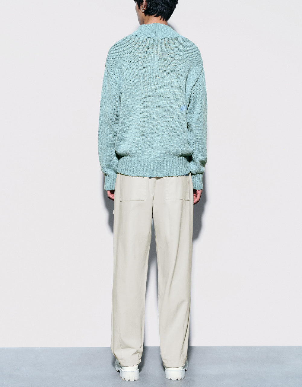 Drawstring Waist Straight Pants
