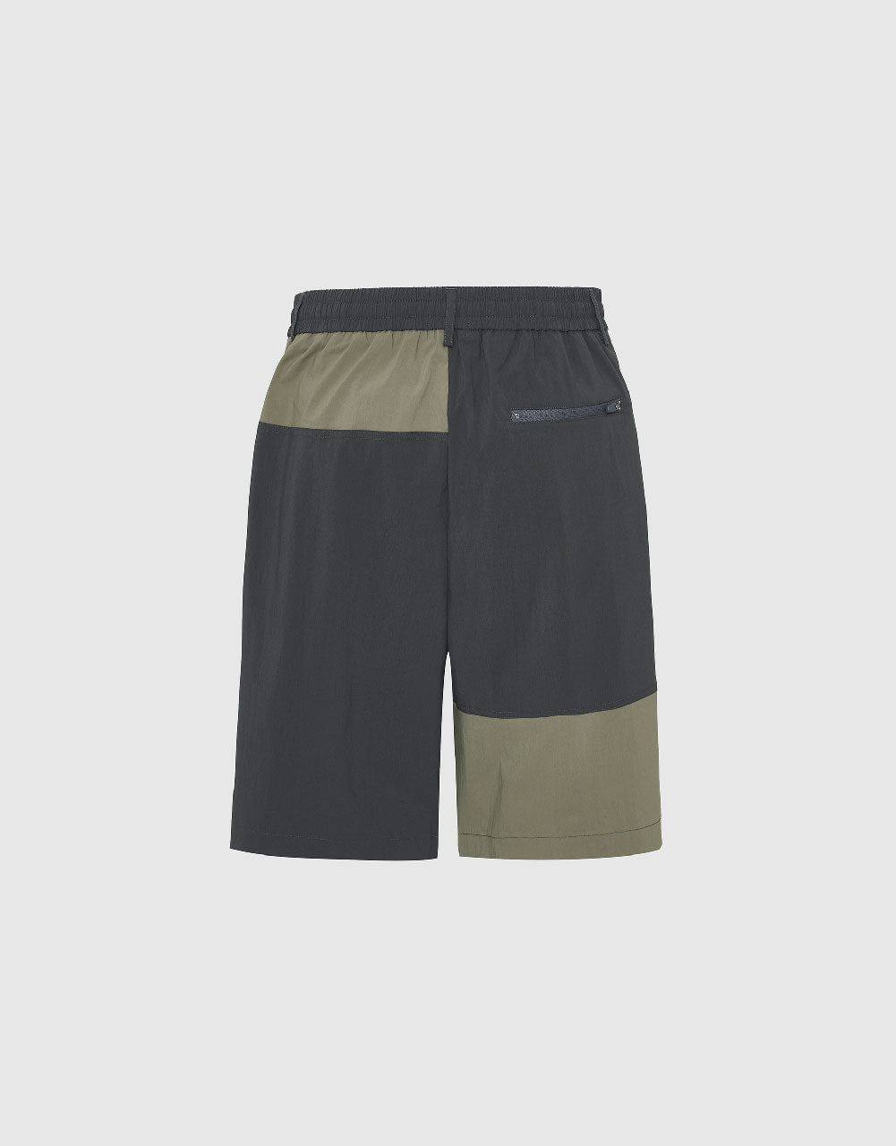 Colorblocks Drawstring Waist Shorts