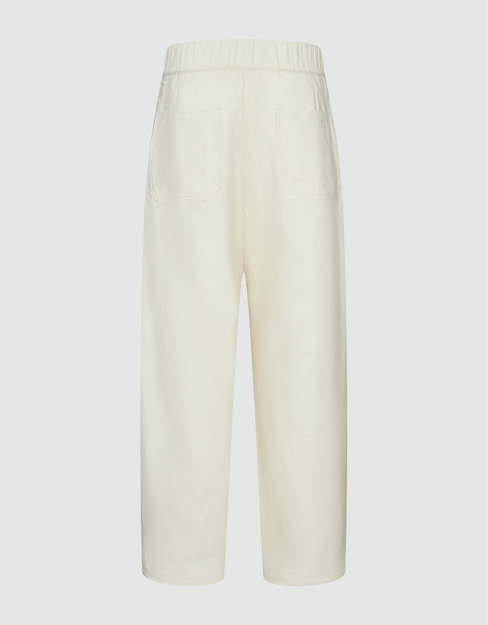 Straight Pants With Belt