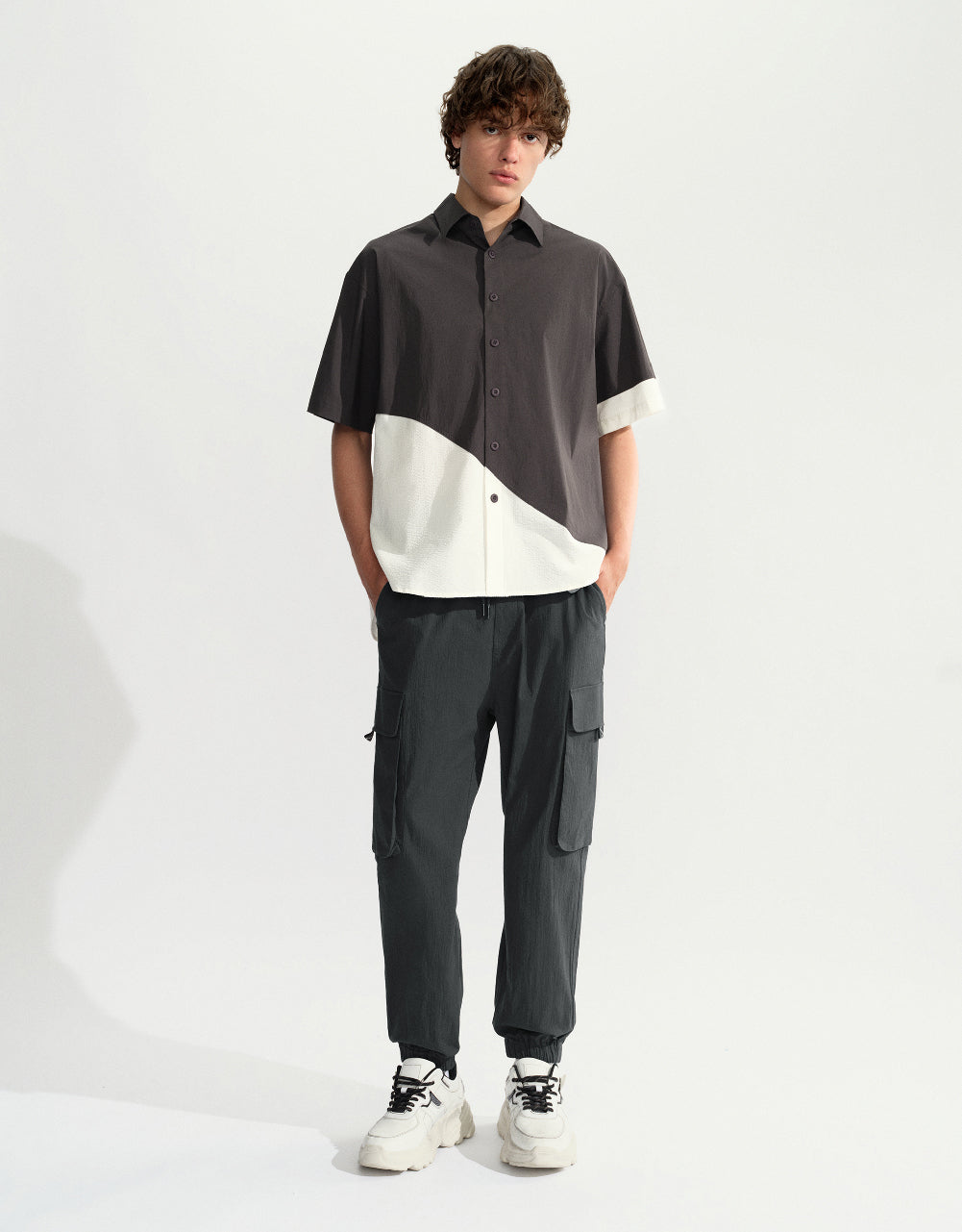 Drawstring Waist Jogger Pants