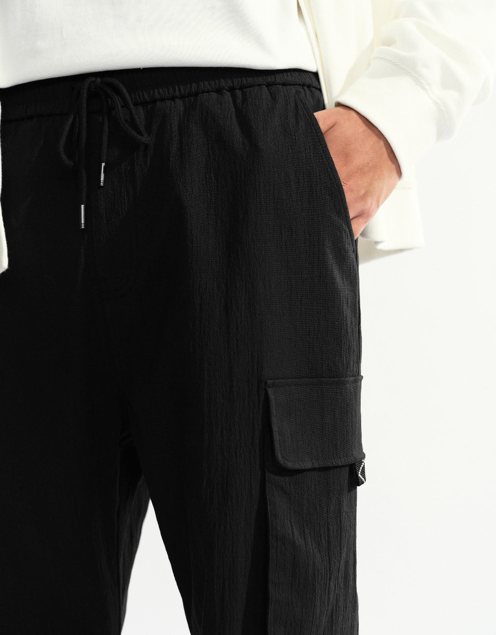 Drawstring Waist Jogger Pants