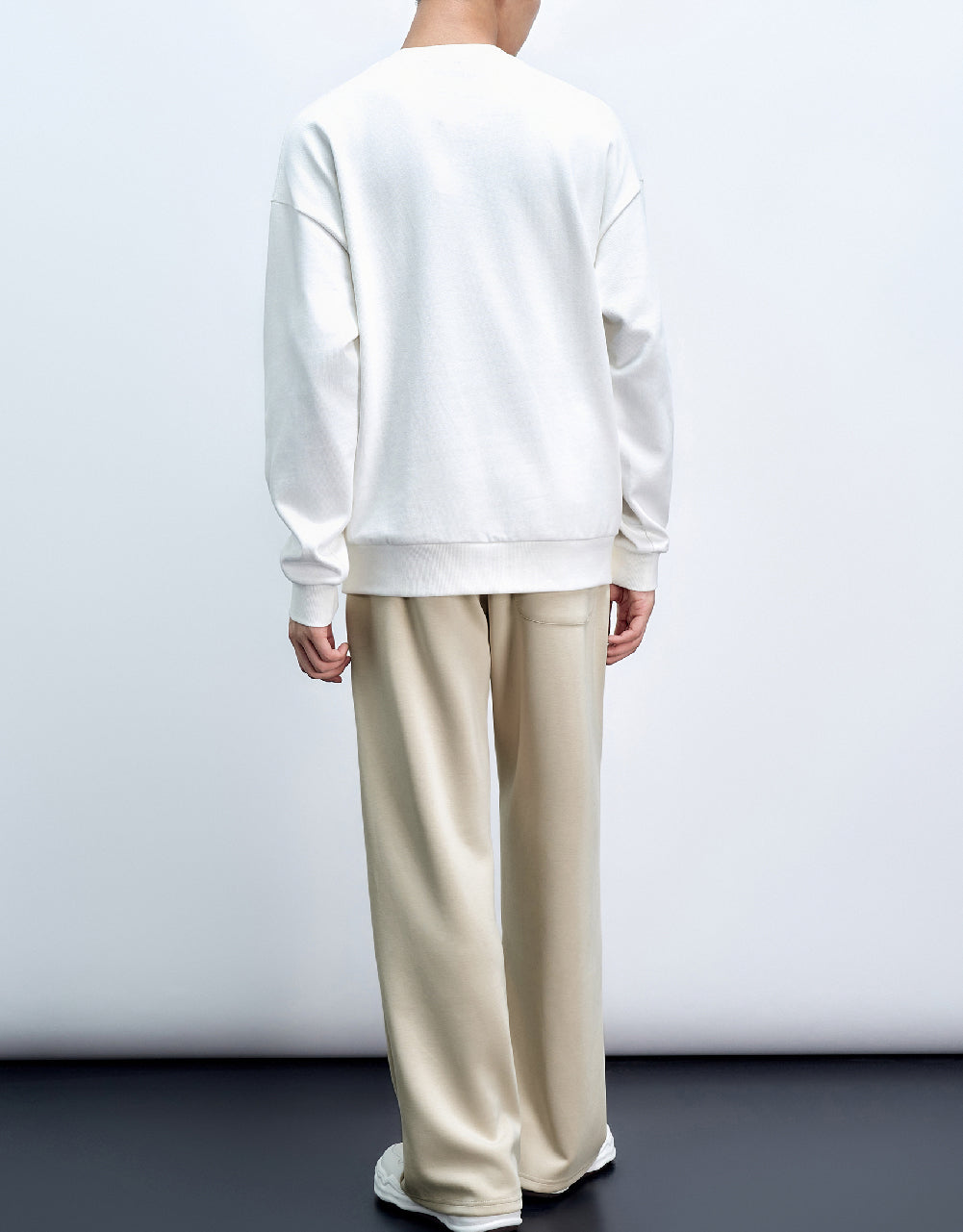 Drawstring Waist Straight Pants