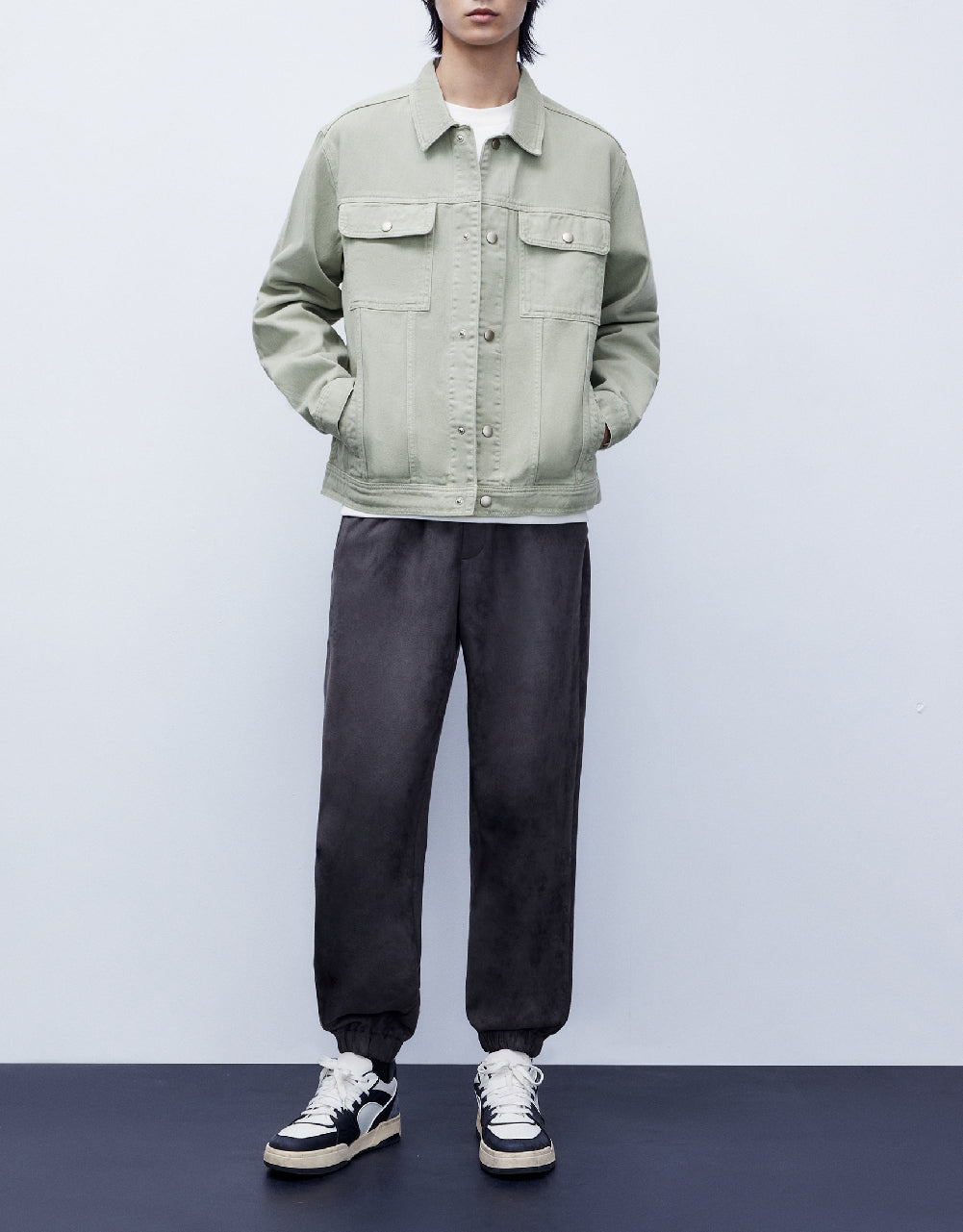 Drawstring Waist Knitted Jogger Pants