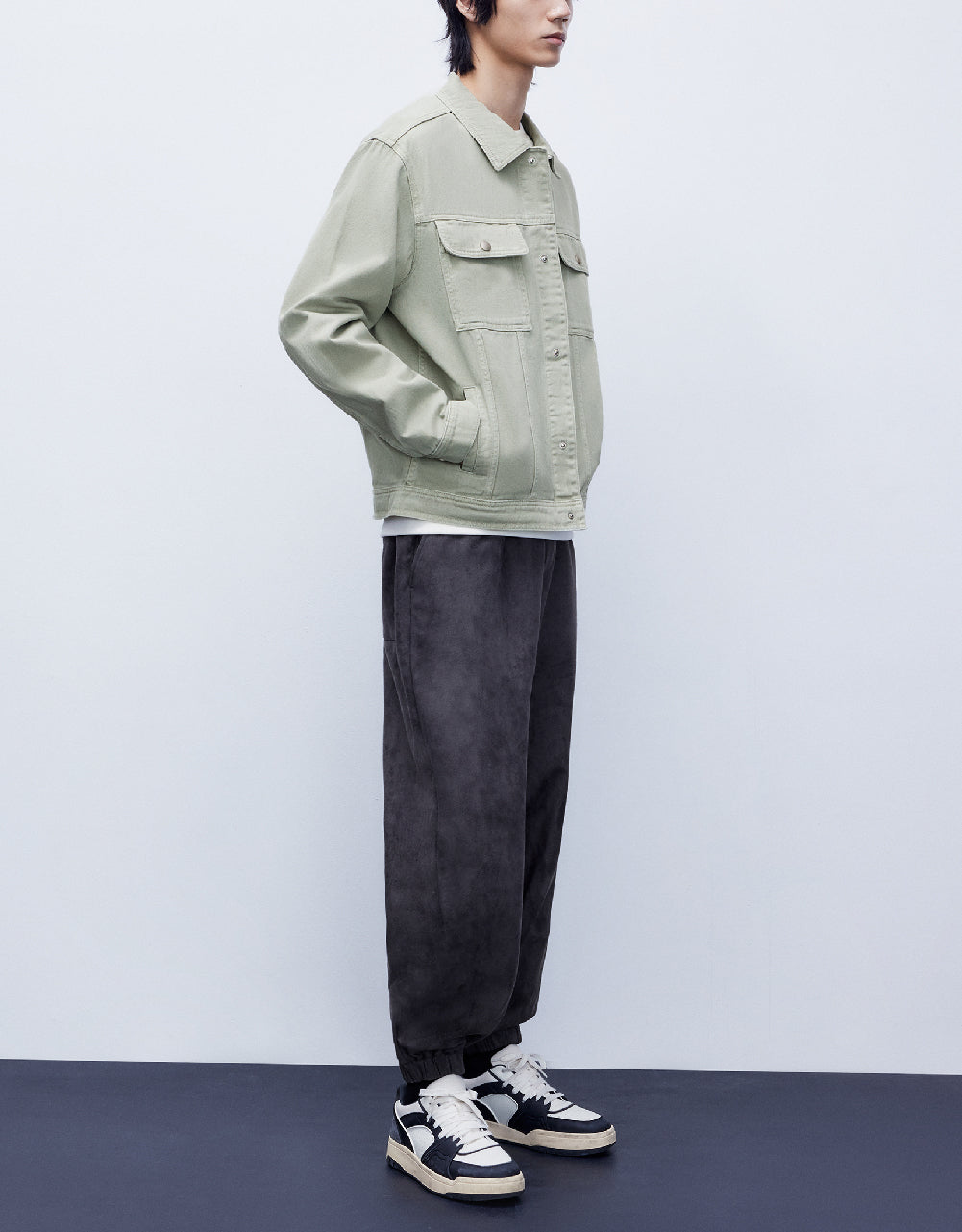 Drawstring Waist Knitted Jogger Pants