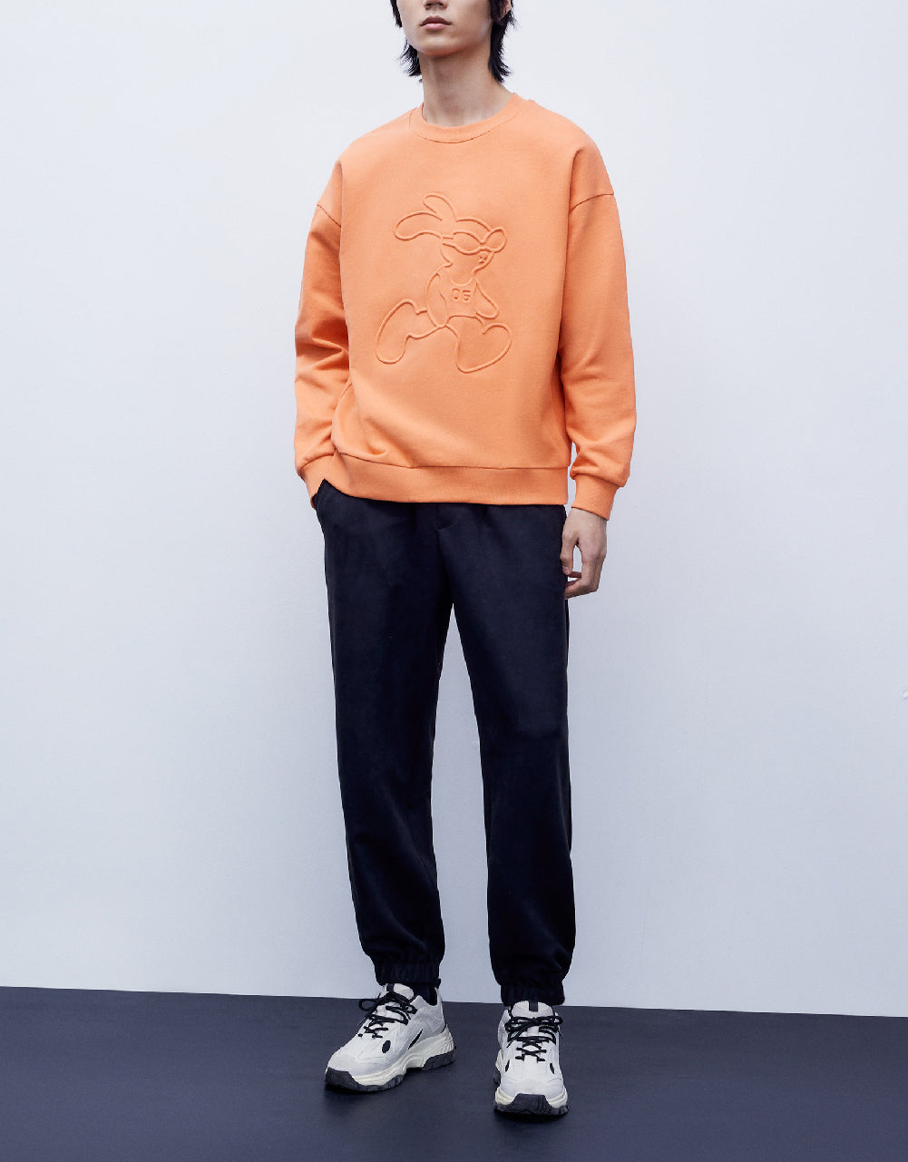 Drawstring Waist Knitted Jogger Pants