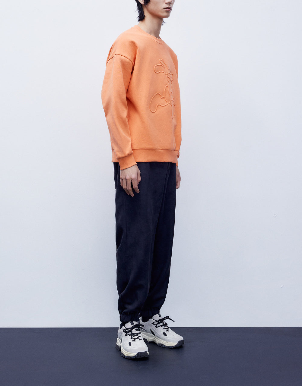 Drawstring Waist Knitted Jogger Pants