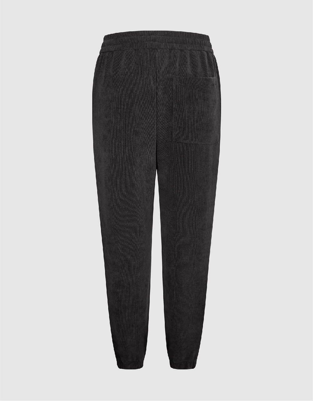 Drawstring Waist Knitted Jogger Pants