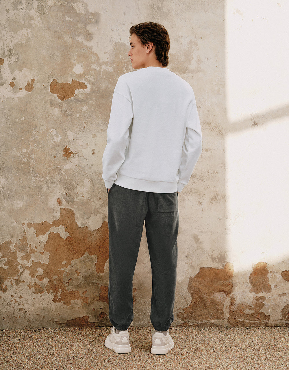 Drawstring Waist Knitted Jogger Pants