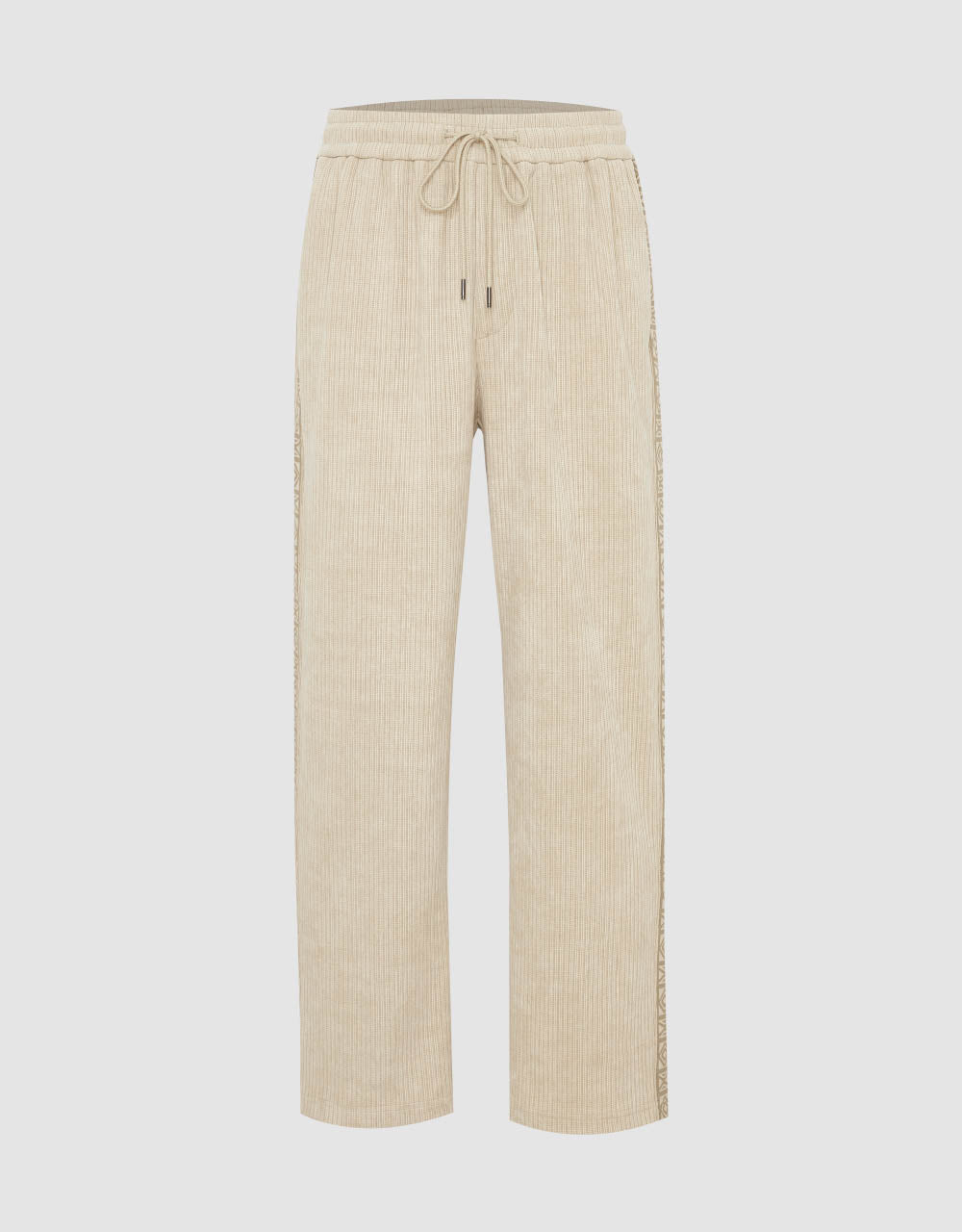 Drawstring Waist Straight Pants