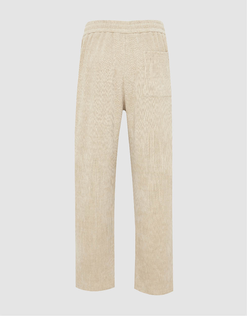 Drawstring Waist Straight Pants