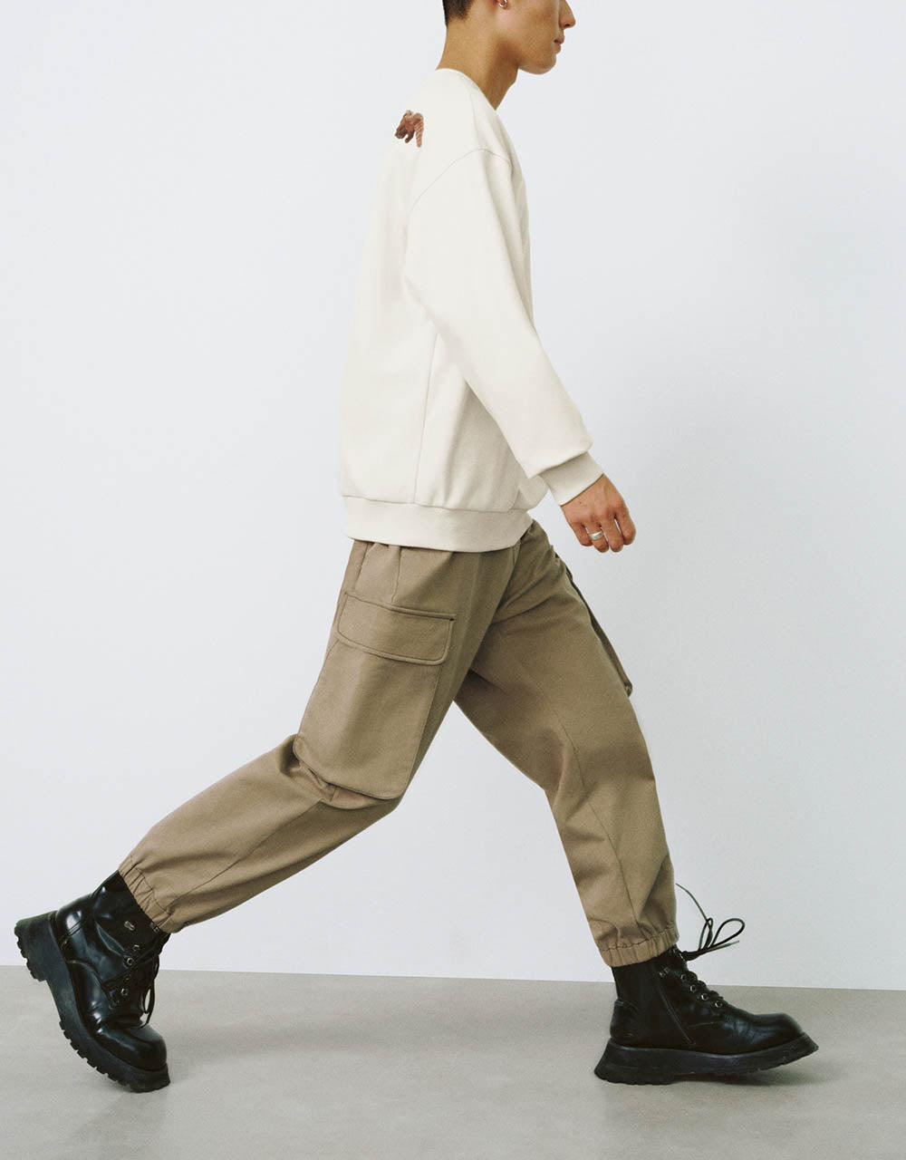 Drawstring Waist Jogger Pants