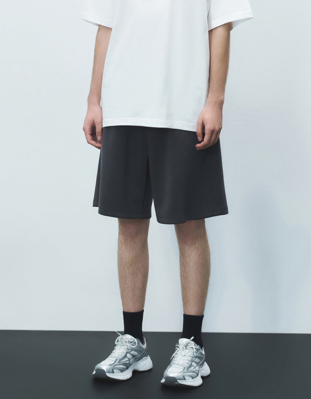Drawstring Waist Shorts