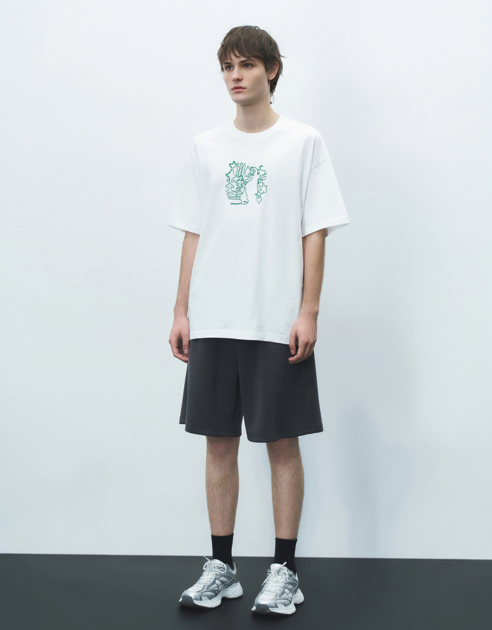 Drawstring Waist Shorts