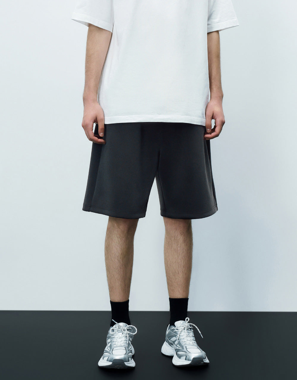 Drawstring Waist Shorts