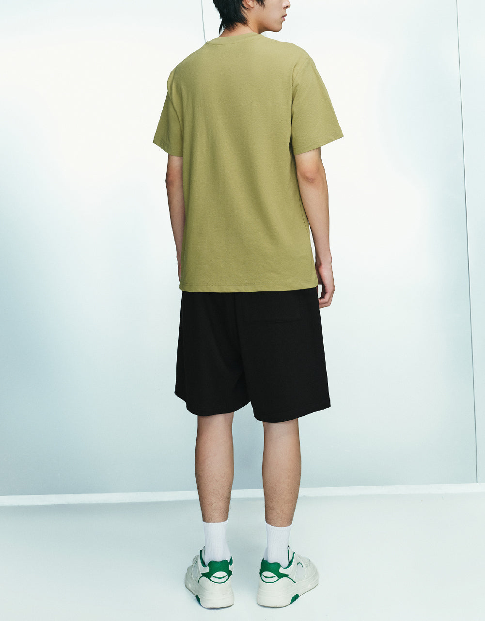 Elastic Waist Oversized Shorts