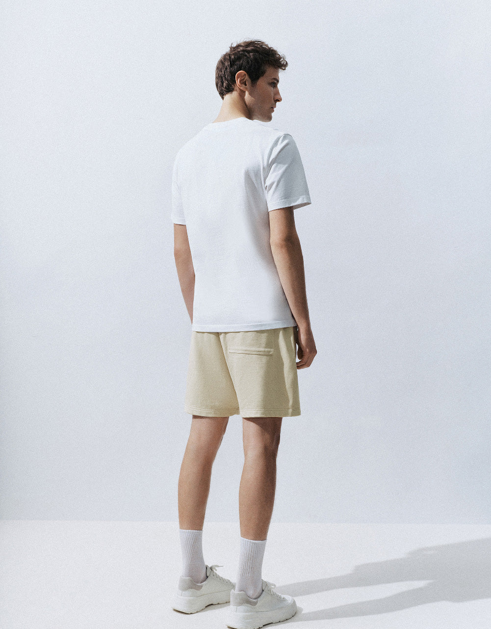 Drawstring Waist Shorts