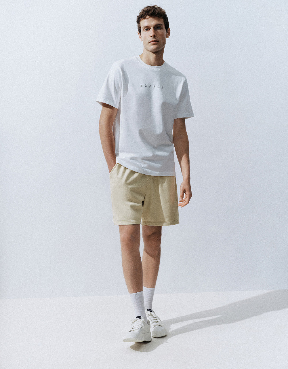 Drawstring Waist Shorts