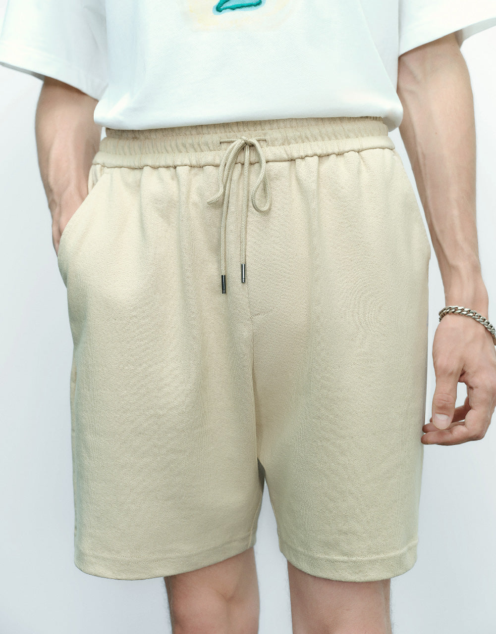 Drawstring Waist Shorts