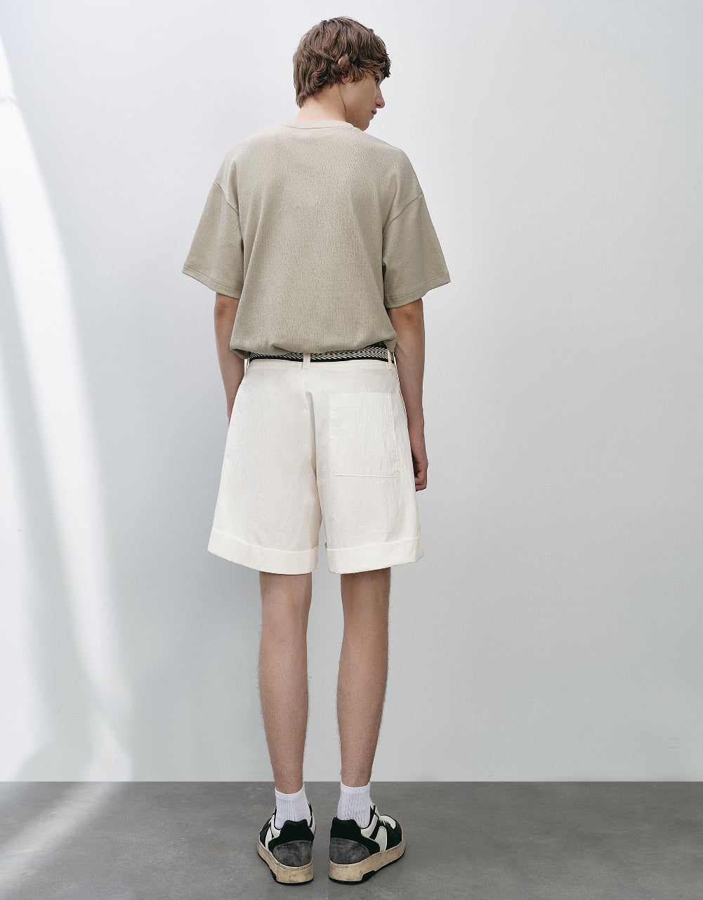 Oversized Shorts With Belt