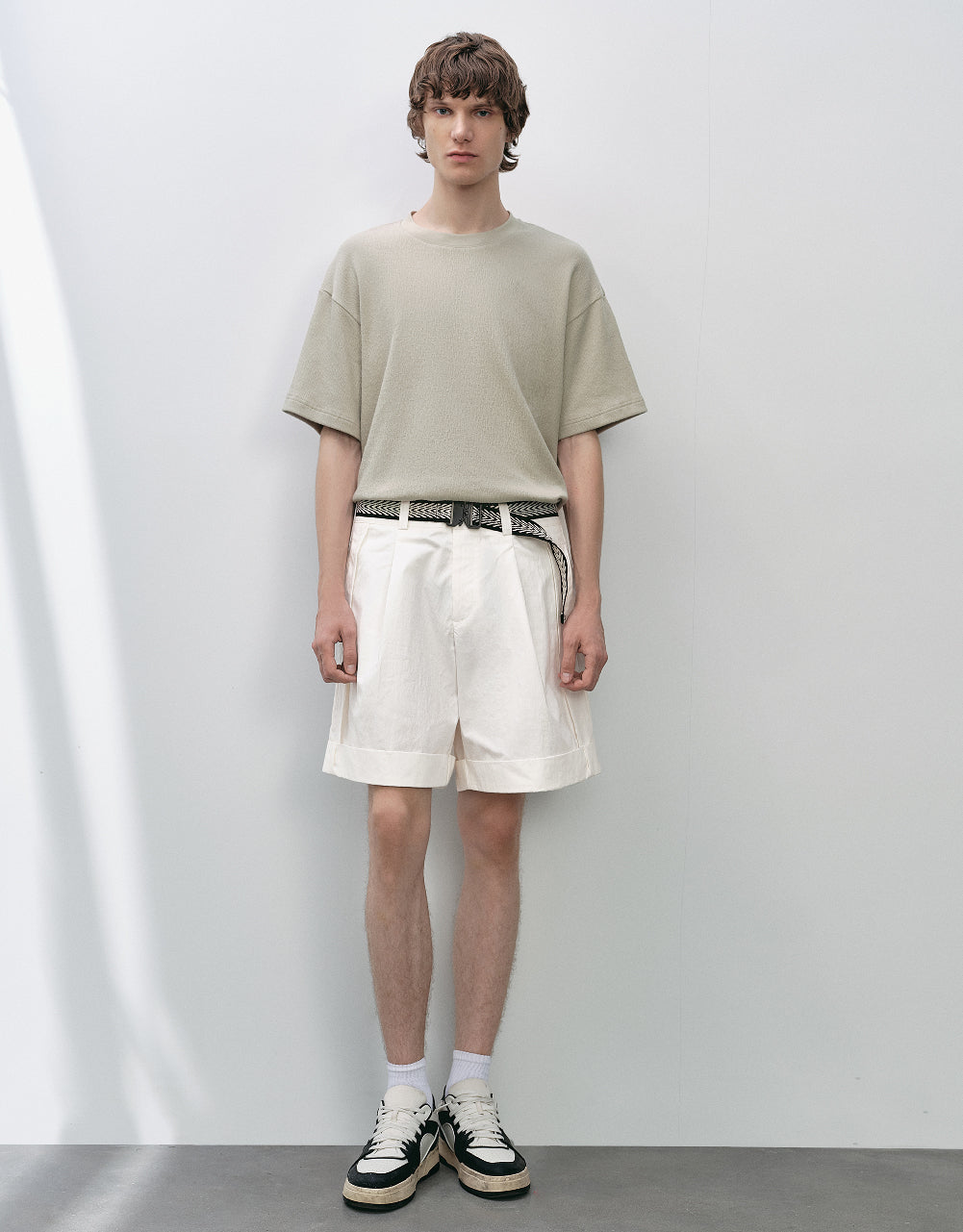 Oversized Shorts With Belt