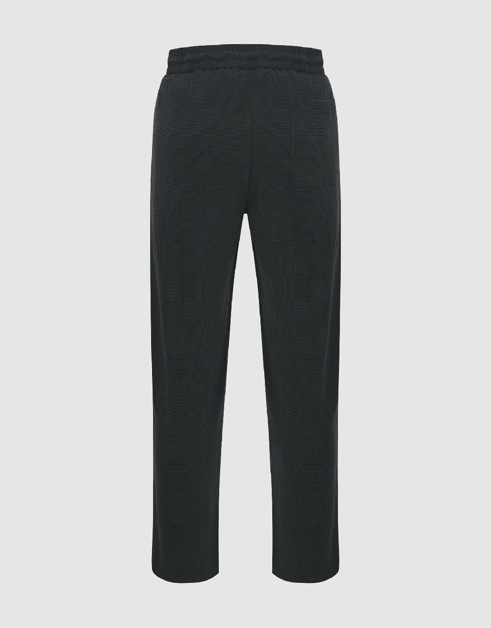 Drawstring Waist Knitted Straight Pants