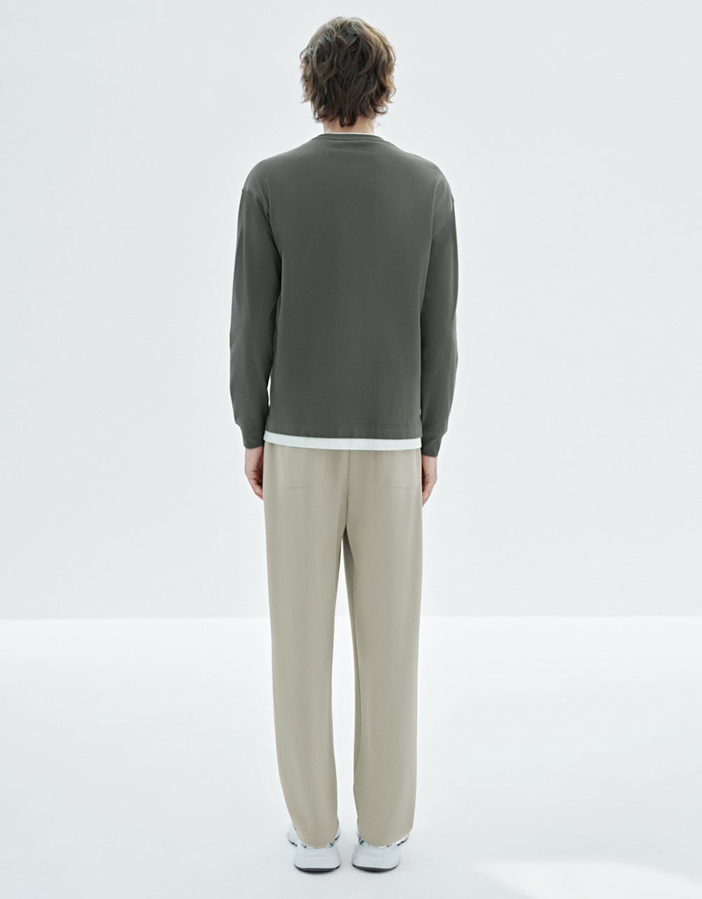 Drawstring Waist Knitted Jogger Pants