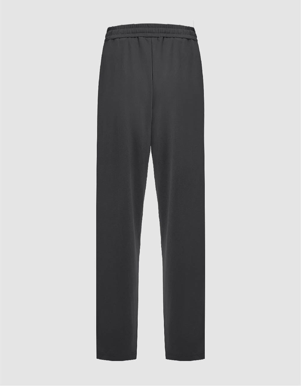 Drawstring Waist Knitted Straight Pants