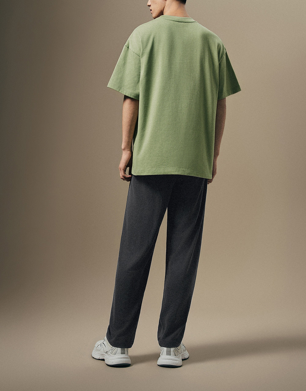 Drawstring Waist Knitted Straight Pants