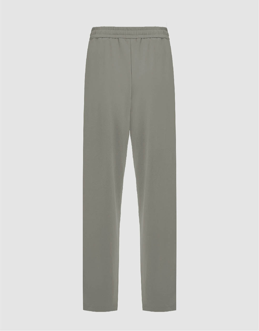 Drawstring Waist Knitted Straight Pants
