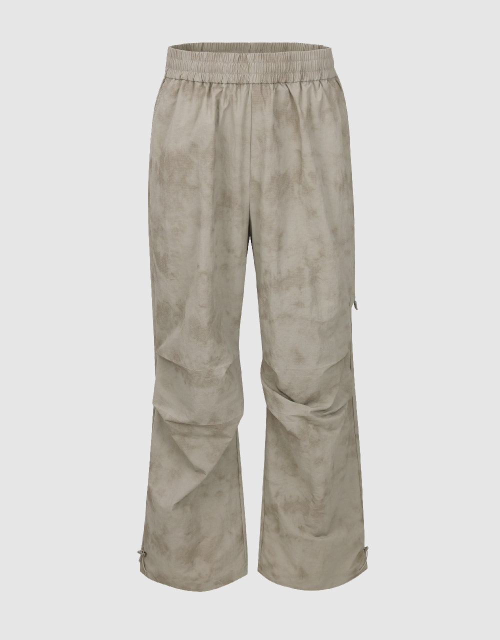 Drawstring Waist Straight Pants