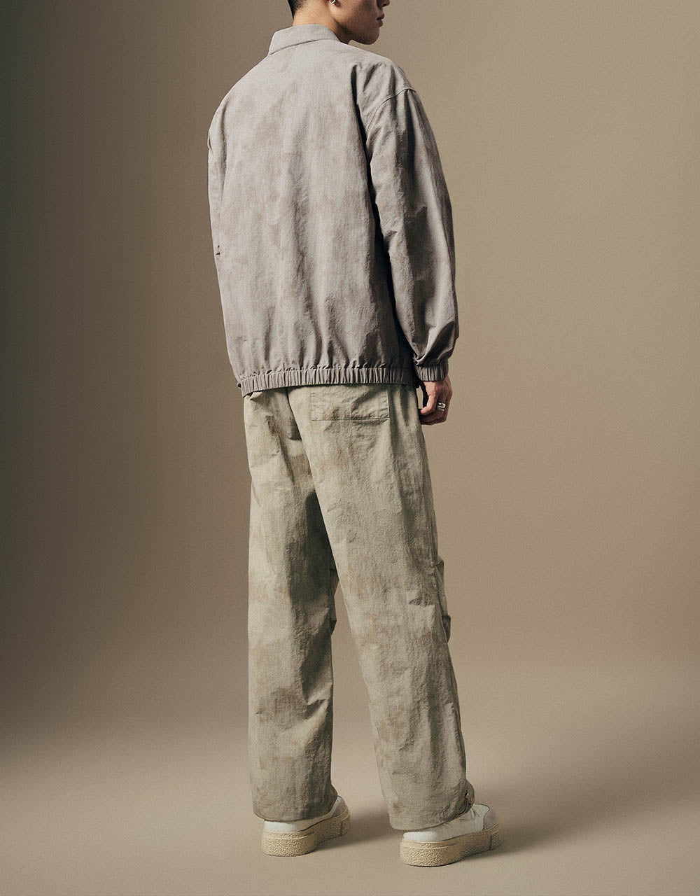 Drawstring Waist Straight Pants