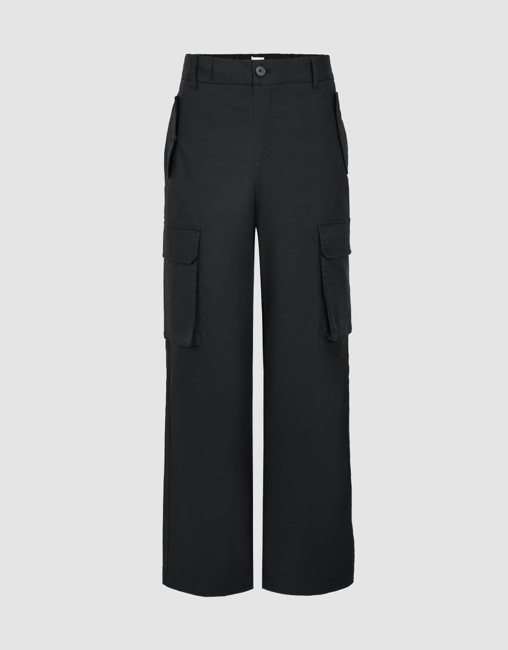 Straight Pants With Belt