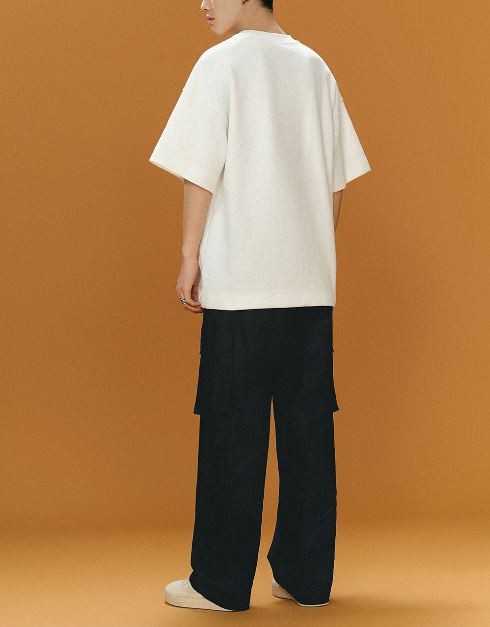 Straight Pants With Belt