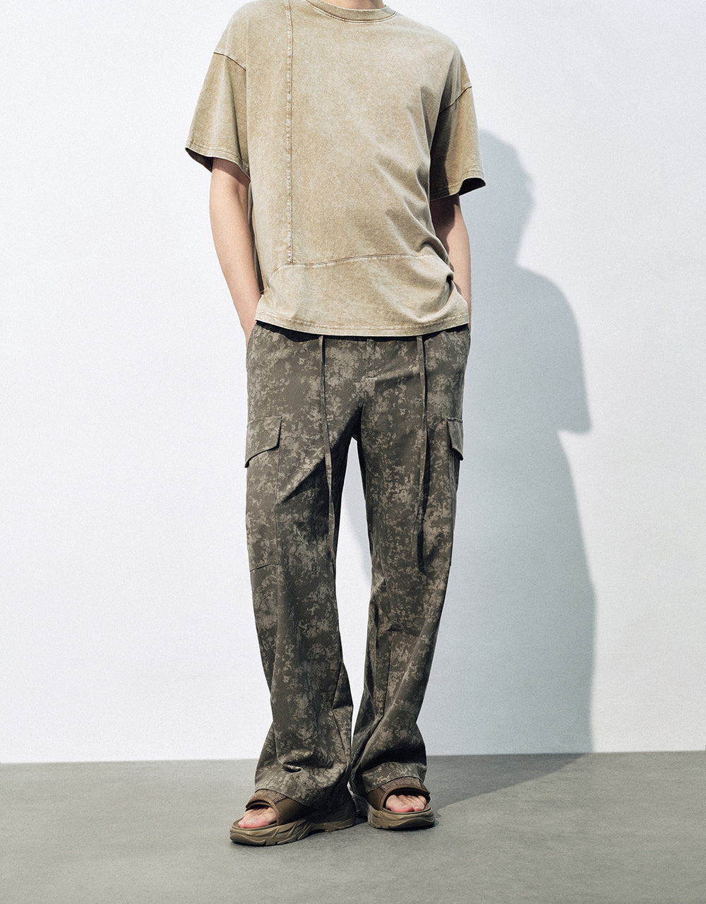 Loose Wide-Leg Pants