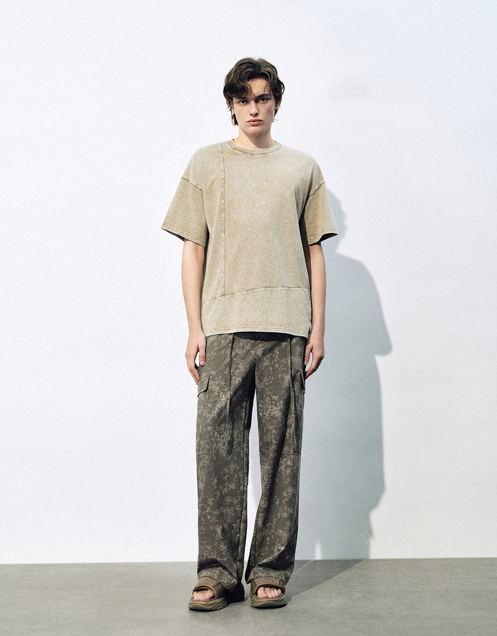Loose Wide-Leg Pants
