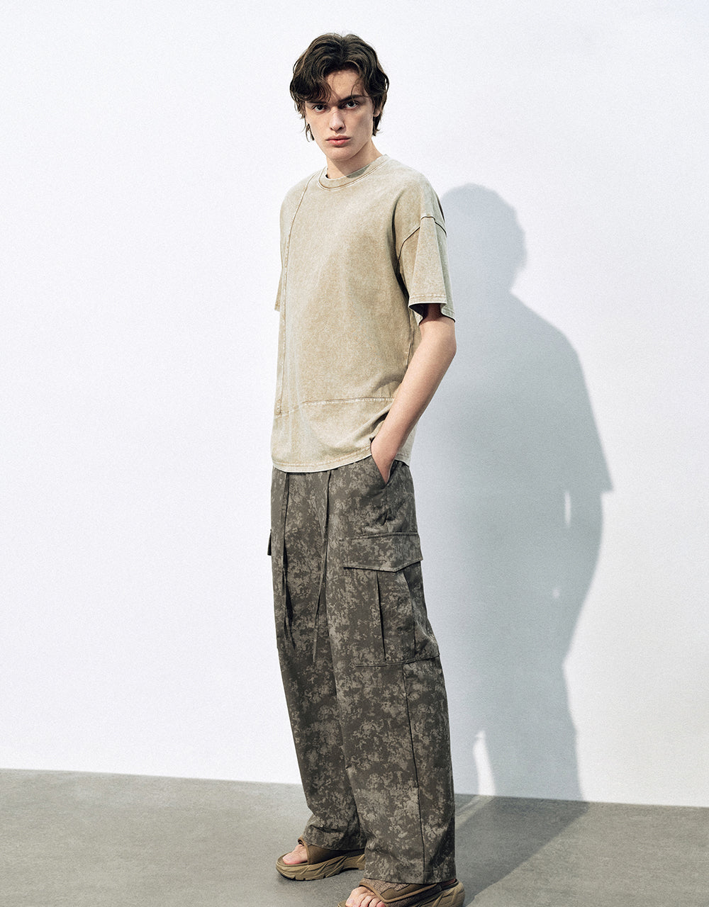 Loose Wide-Leg Pants