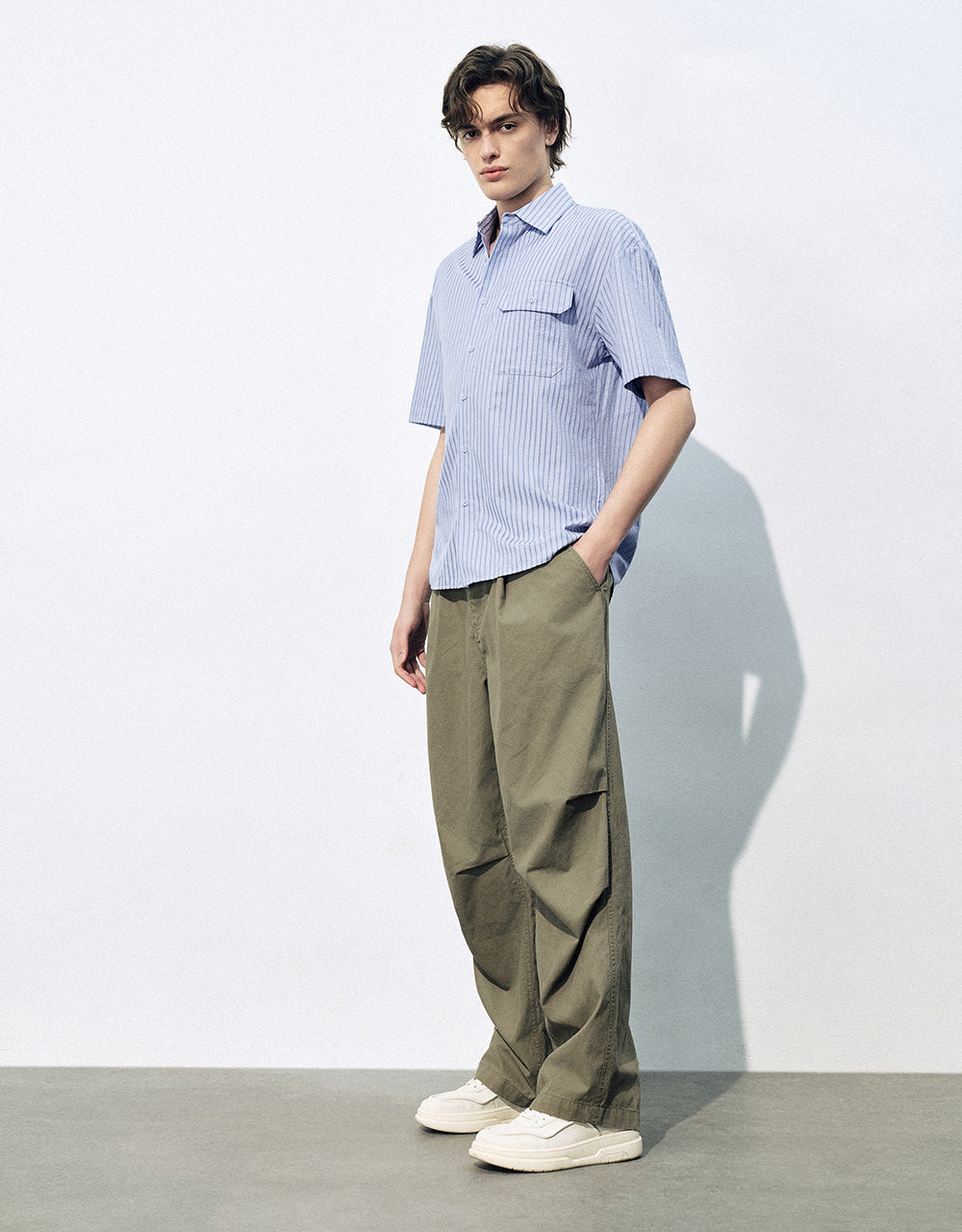 Loose Straight Pants