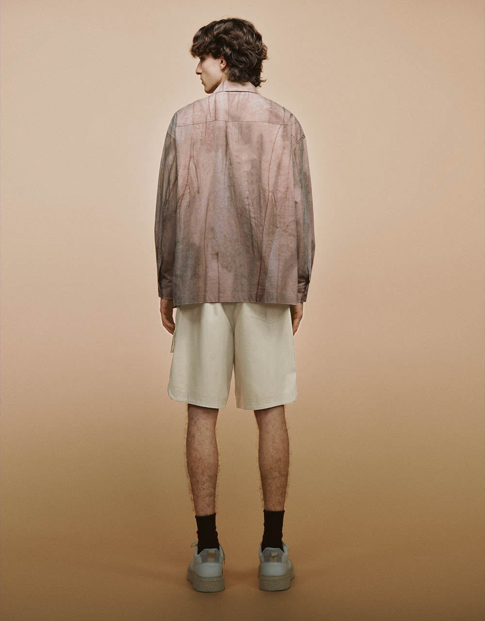 Elastic Waist Loose Shorts