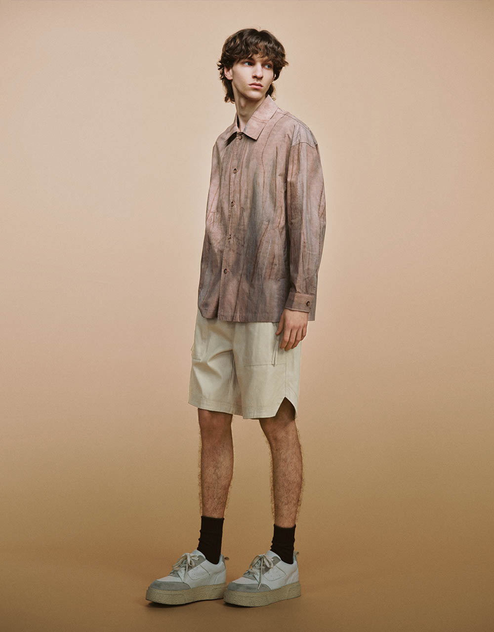 Elastic Waist Loose Shorts