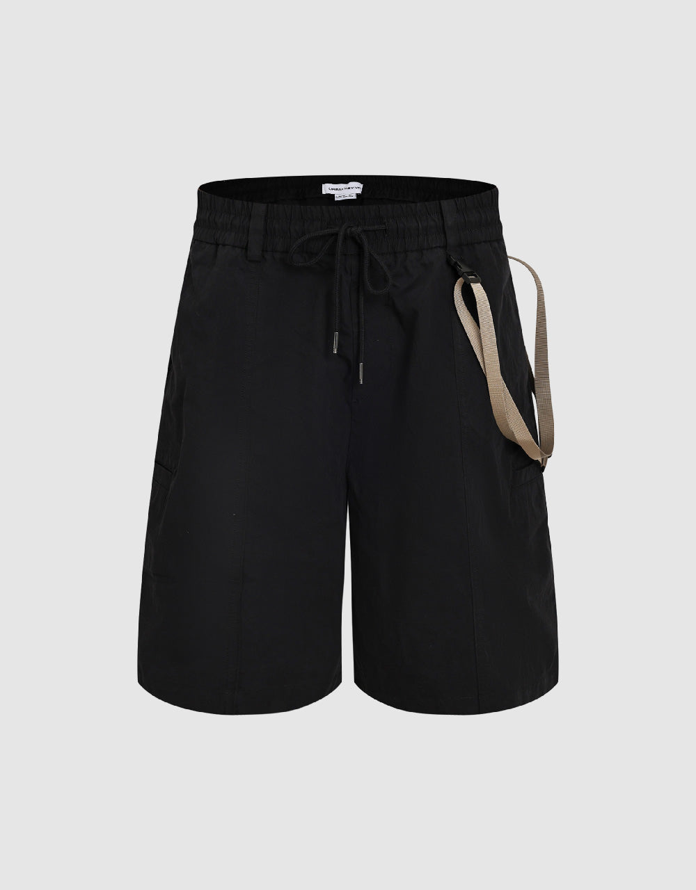 Drawstring Waist Loose Shorts