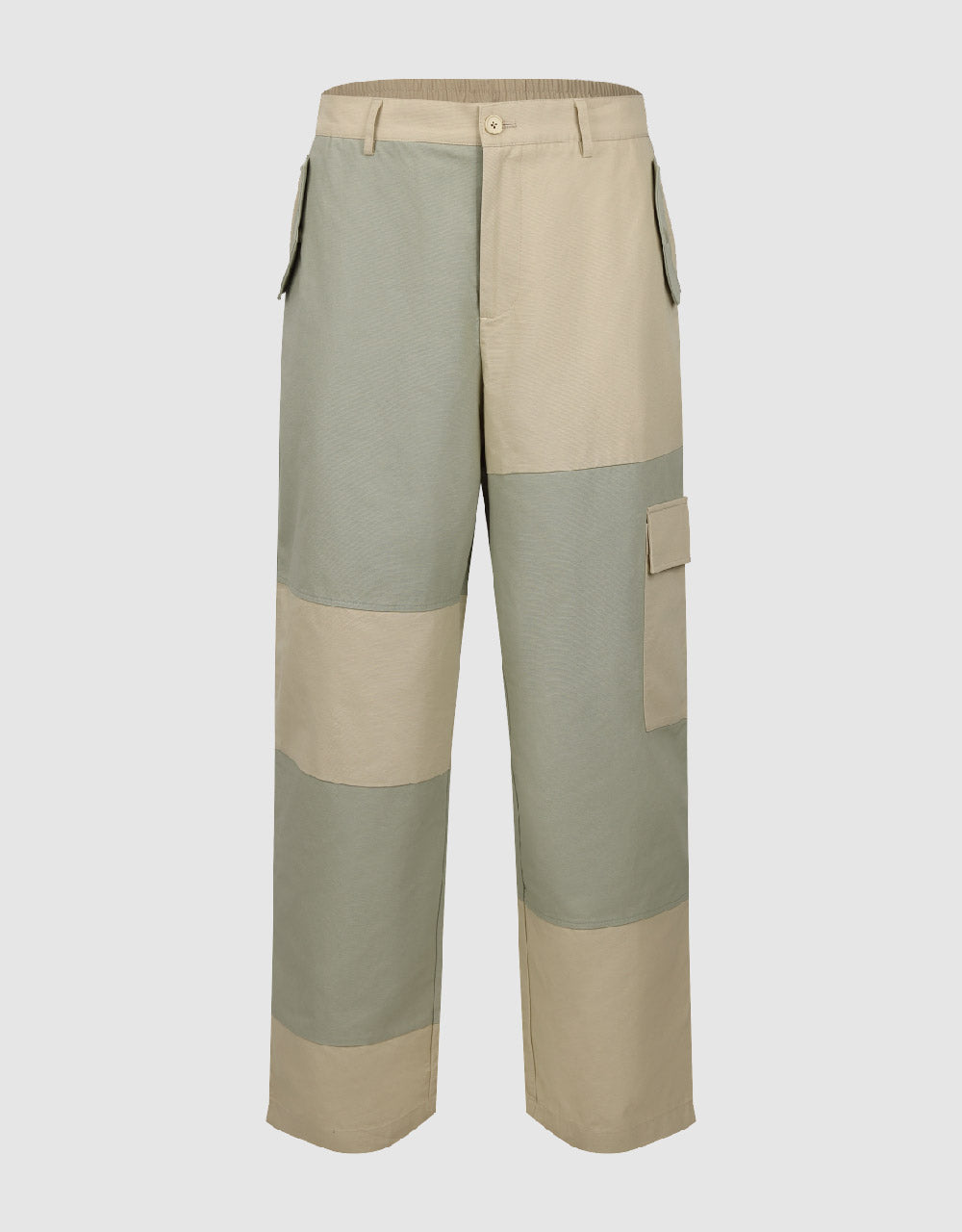 Two Toned Straight Pants