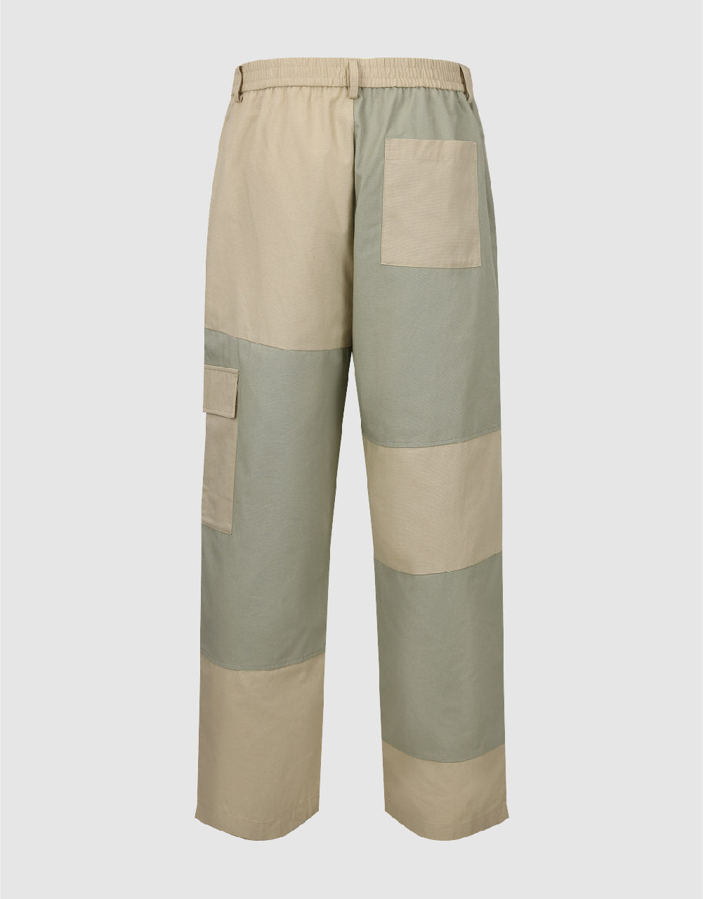 Two Toned Straight Pants